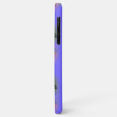paarse asters iphone hoesje (Achterkant/links)