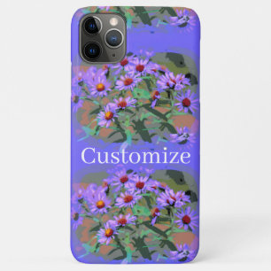 paarse asters iphone hoesje