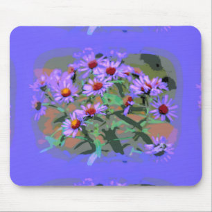 paarse asters mousepad muismat