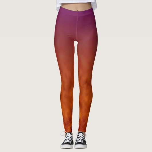Paarse Asval Leggings (Voorkant)