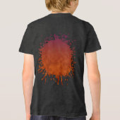 Paarse Asval Tri-Blend Shirt (Achterkant)
