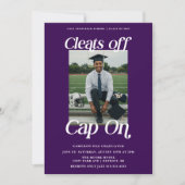 Paarse atleet Afstuderen wist Pet op Kaart (Voorkant)