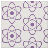 Paarse Atom Symbool Stof (Swatch)