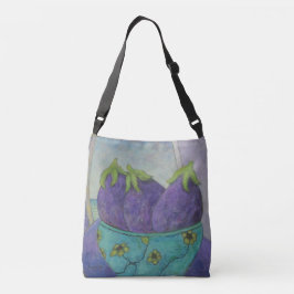 Paarse Aubergine Crossbody Tas