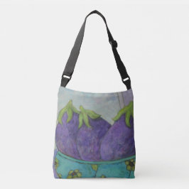 Paarse Aubergine Crossbody Tas
