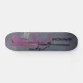 Paarse aug persoonlijk skateboard (Horizontaal)