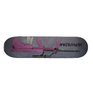 Paarse aug persoonlijk skateboard