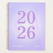 Paarse Aura Big Jaar Planner (Voorkant)