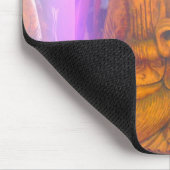 paarse aura buddha mousepad muismat (Hoek)