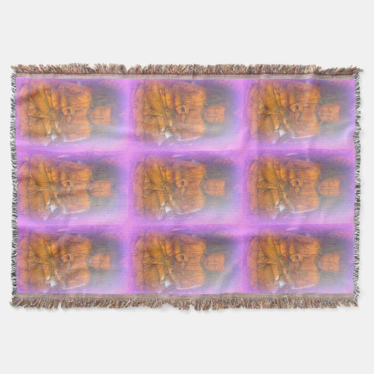 paarse aura buddhas goot deken (Voorkant)