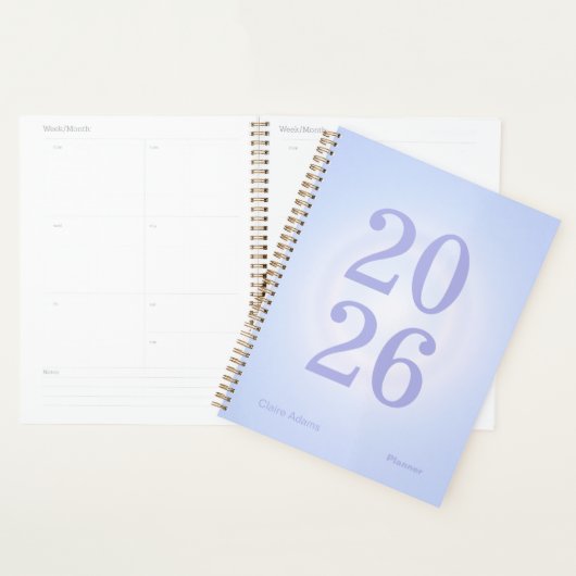 Paarse Aura Groot Jaar Planner (Display)