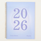 Paarse Aura Groot Jaar Planner (Voorkant)
