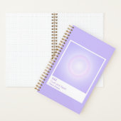 Paarse Aura Swatch Engel Nummer Klein Notitieboek (Binnen)