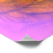 paarse aura zittend boeddha poster (Hoek)