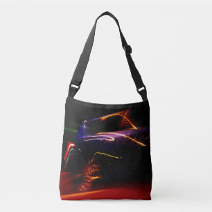 paarse auto dans crossbody tas