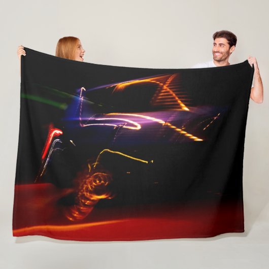 paarse auto dans fleece deken (In situ)