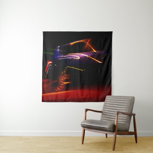 paarse auto dans wandkleed (In situ)