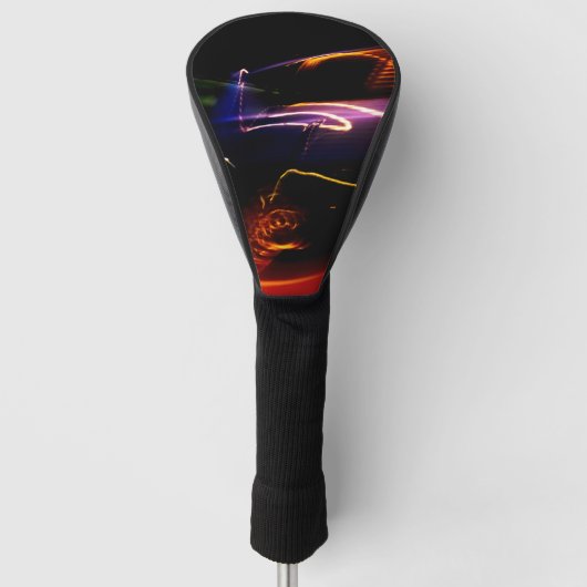 paarse autodans golfheadcover (Voorkant)
