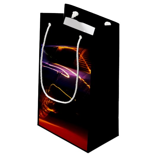 paarse autodans klein cadeauzakje (Achterkant Gekanteld)