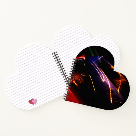 paarse autodans notitieboek (Binnen)