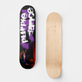 paarse autodans persoonlijk skateboard (Voorkant)