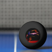 paarse autodans pingpongbal (Net)