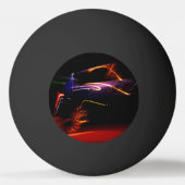 paarse autodans pingpongbal (Achterkant)