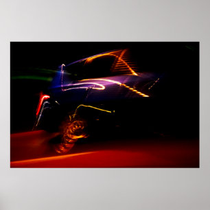 paarse autodans poster