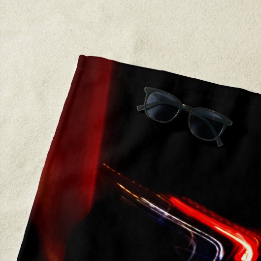 paarse autodans strandlaken (In situ)