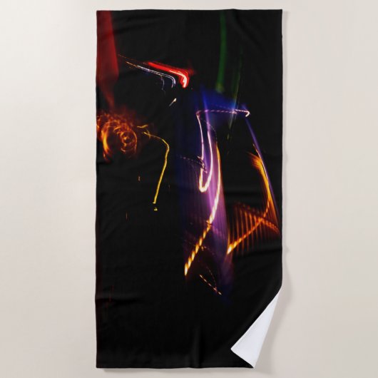 paarse autodans strandlaken (Voorkant)