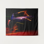 paarse autodans wandkleed (Voorkant (horizontaal))