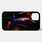 paarse autowedstrijd Case-Mate iPhone case (Achterkant (horizontaal))