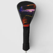 paarse autowedstrijd golfheadcover (Voorkant)