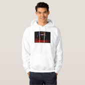 paarse autowedstrijd hoodie (Voorkant volledig)