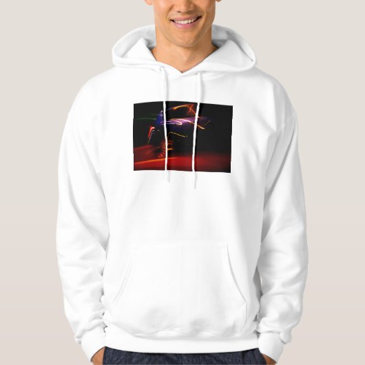 paarse autowedstrijd hoodie (Voorkant)