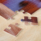 Paarse Autumn Harvest Moon Legpuzzel (Zijkant)