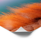 Paarse Autumn Harvest Moon Perfect Poster (Hoek)