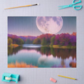 Paarse Autumn Harvest Moon Tissuepapier (Craft)