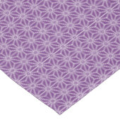  Paarse Ayame Asanoha Japan Patroonkunst Tafelkleed (Gekanteld)