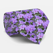 paarse azalea-bloemen 杜 花 stropdas (Opgerold)