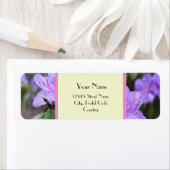 paarse azalea bloemen adresetiketten etiket (Insitu)