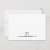 Paarse Baby Aankondiging (Achterkant)