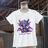 Paarse Baby Dragon T-shirt