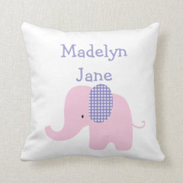 Paarse Baby Elephant Persoonlijke Kussens