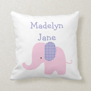 Paarse Baby Elephant Persoonlijke Kussens
