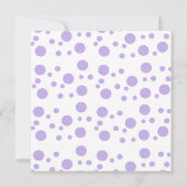 Paarse Baby Kaart (Achterkant)