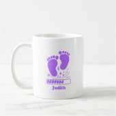 Paarse Baby Laden Koffiemok (Links)