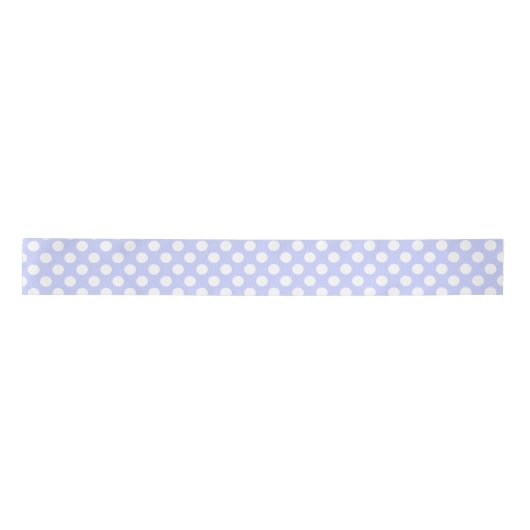 Paarse Baby Meisje Polkadots Elegant Baby shower Satijnen Lint (Voorkant)