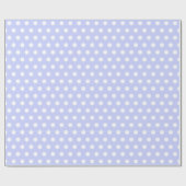 Paarse Baby Meisje Polkadots Modern Baby shower Cadeaupapier (Vlak)