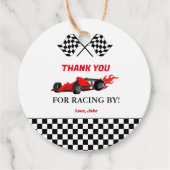 Paarse Baby vlinder Baby shower Bedankjes Labels (Voorkant)